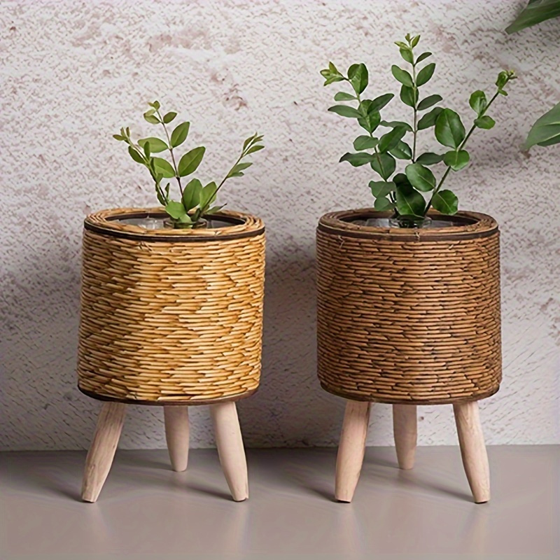 Aloe Vera Pot - Affascinante fioriera rustica in Rattan con