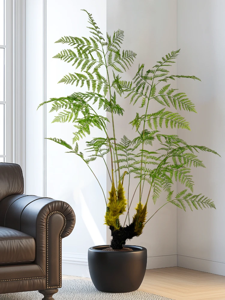 Dracaena Marginata - Grande scimmia dorata simulata felce pianta