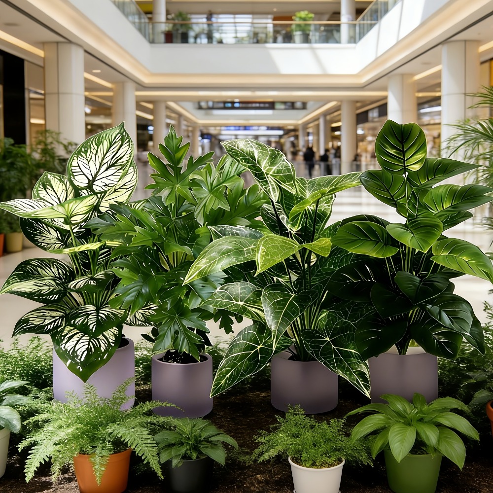 Set di 4 Piante Artificiali co - Monstera Adansonii recensione e prezzo