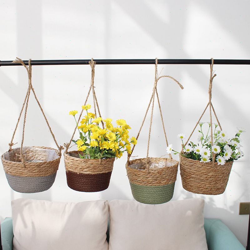 Cesto appeso in paglia Vaso da - Spider Plant Hanging recensione e prezzo